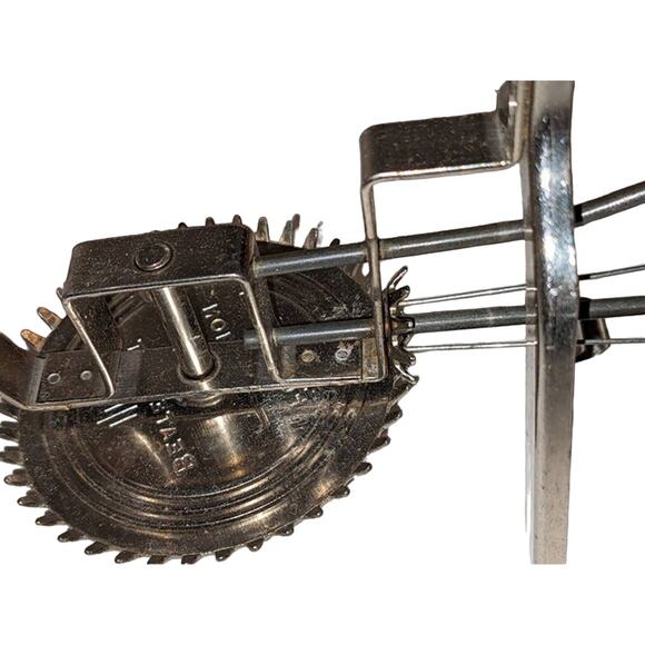 Vintage Antique Kitchen Utensils Farmhouse Rustic Primitive Hand Mixer Bromwell - Picture 15 of 15